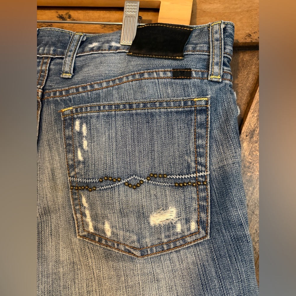 Lucky Brand Women's Distressed Blue Skinny Jeans